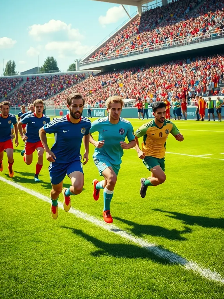 A dynamic image capturing a National Amateur Rugby Championship match, showcasing the competitive spirit and community engagement fostered by the FFR.