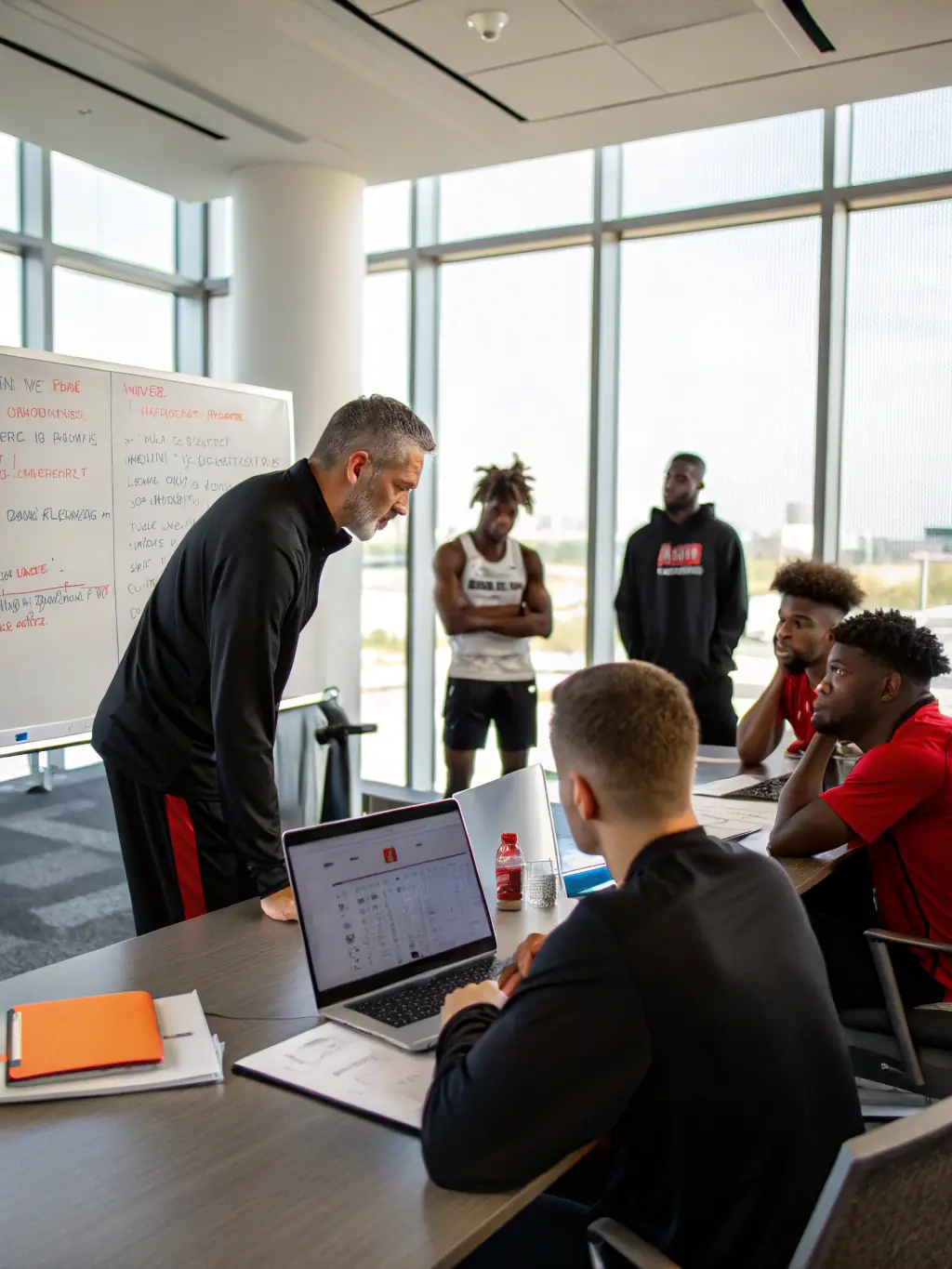 An image of coaches participating in a workshop, learning new techniques and strategies, highlighting the FFR's investment in coach education and development.
