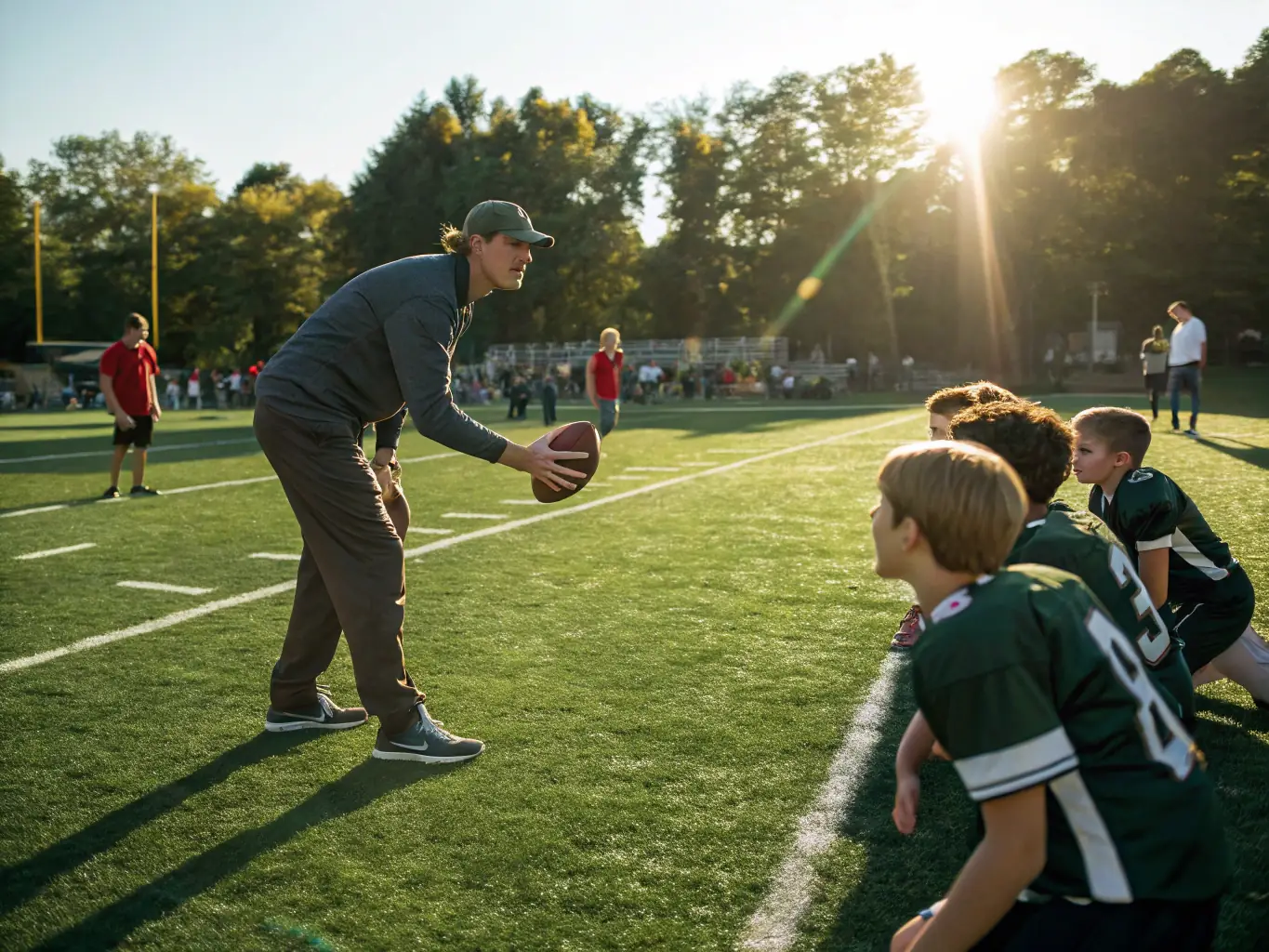 A dynamic image showcasing advanced players engaged in a high-intensity training session, highlighting the focus on skill enhancement and competitive play.